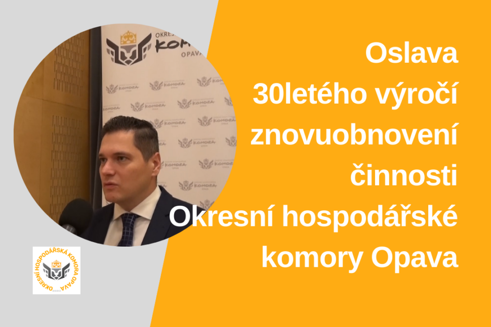 Okresní hospodářská komora v Opavě obnovila svou činnost